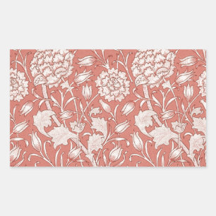 William Morris Wild Tulip Classic Victorian Design Rectangular Sticker