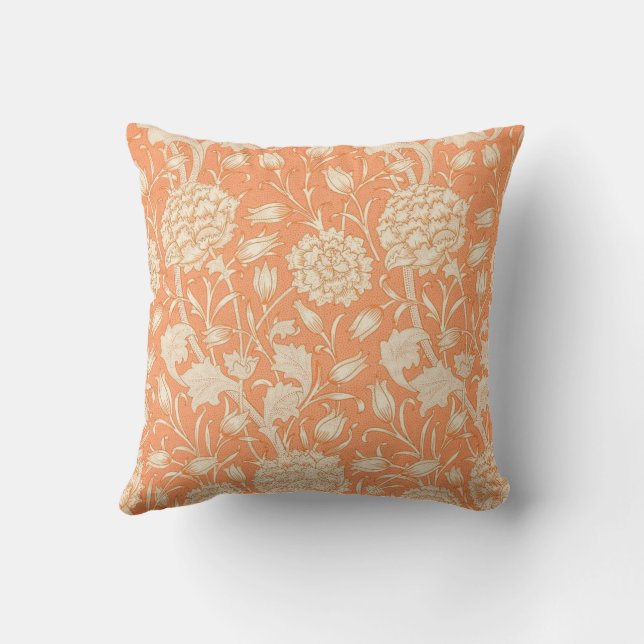 William Morris Wild Tulip famous pattern Cushion (Back)