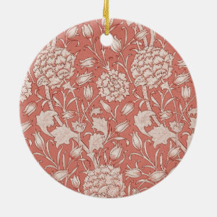 William Morris Wild Tulip Flower Floral Ceramic Ornament