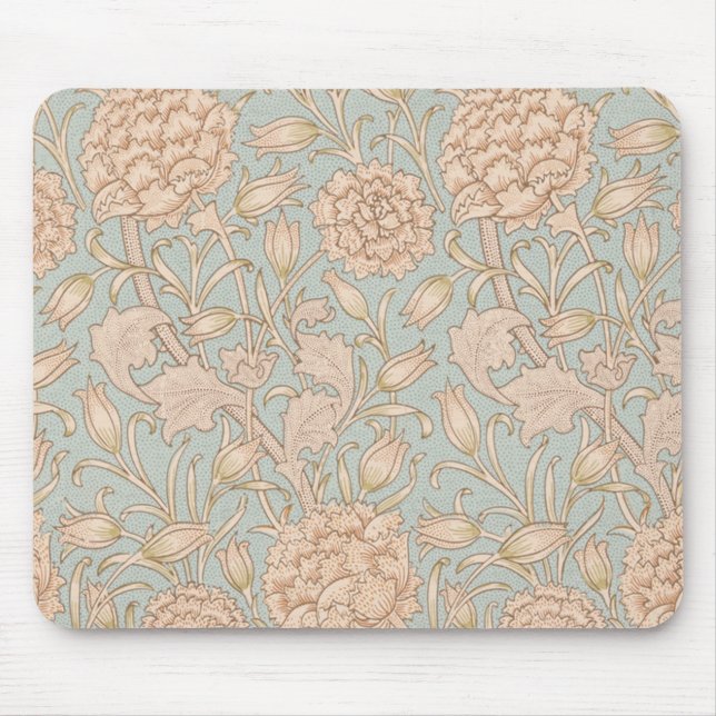 William Morris Wild Tulip Flower Floral Design Mouse Pad (Front)