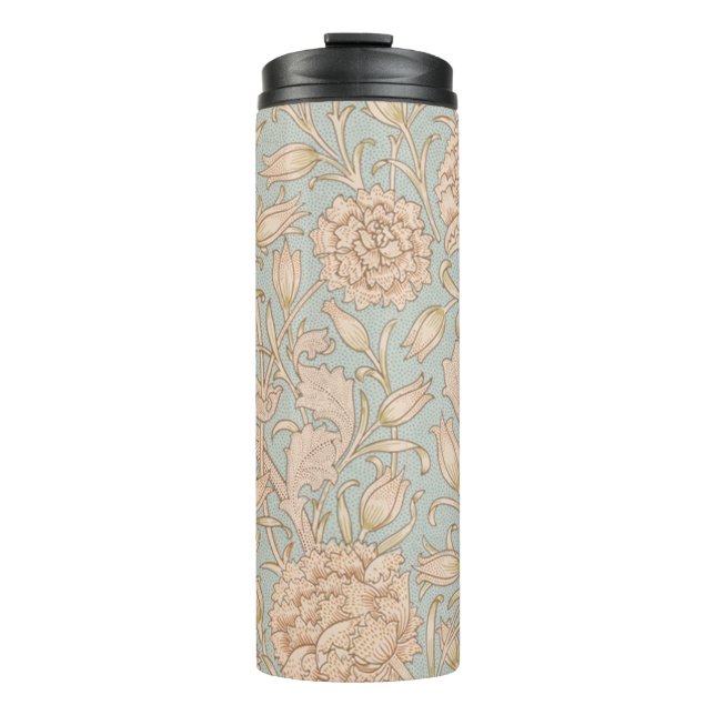 William Morris Wild Tulip Flower Floral Design Thermal Tumbler (Front)