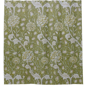 William Morris Wild Tulip Shower Curtain