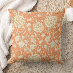William Morris Wild Tulip Vintage Floral Pattern Cushion