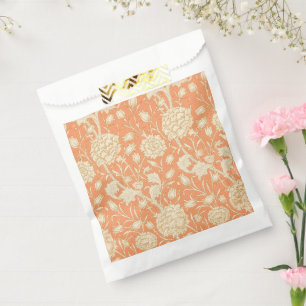 William Morris Wild Tulip Vintage Floral Pattern Favour Bag