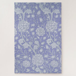 William Morris - Wild Tulips Purple Floral Pattern Jigsaw Puzzle