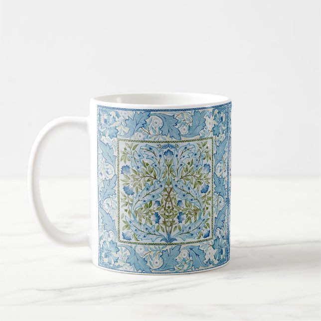 William Morris & Wilhelmina Style Prints Coffee Mug (Left)