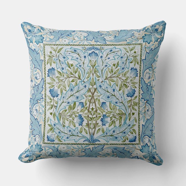 William Morris & Wilhelmina Style Prints Cushion (Front)