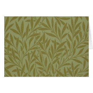 William Morris Willow Antique Green Leaf Vine Art
