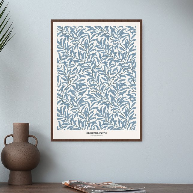 William Morris Willow Bough Blue Art Exhibit Print (Creator Uploaded)