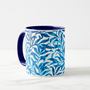 William Morris Willow Bough, Cobalt Blue & White Mug
