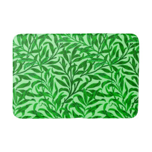 William Morris Willow Bough, Emerald Green Bath Mat