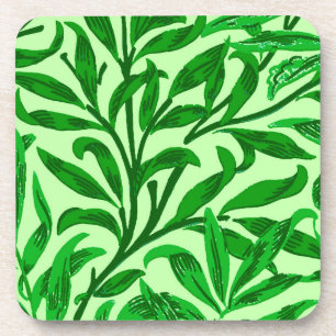 William Morris Willow Bough, Emerald Green Coaster