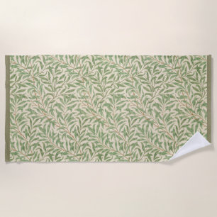 William Morris Willow Bough Garden Flower Classic Beach Towel