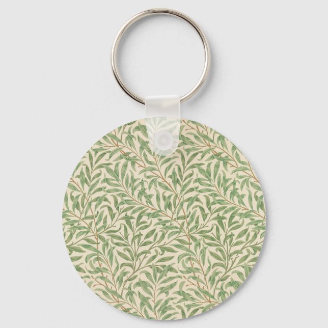 William Morris Willow Bough Garden Flower Classic Key Ring (Front)