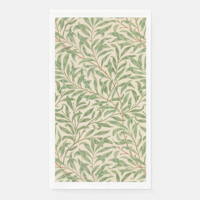 William Morris Willow Bough Garden Flower Classic Napkin (Front)