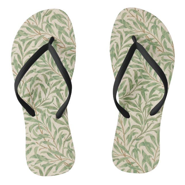 William Morris Willow Bough Garden Flower Classic Thongs (Footbed)