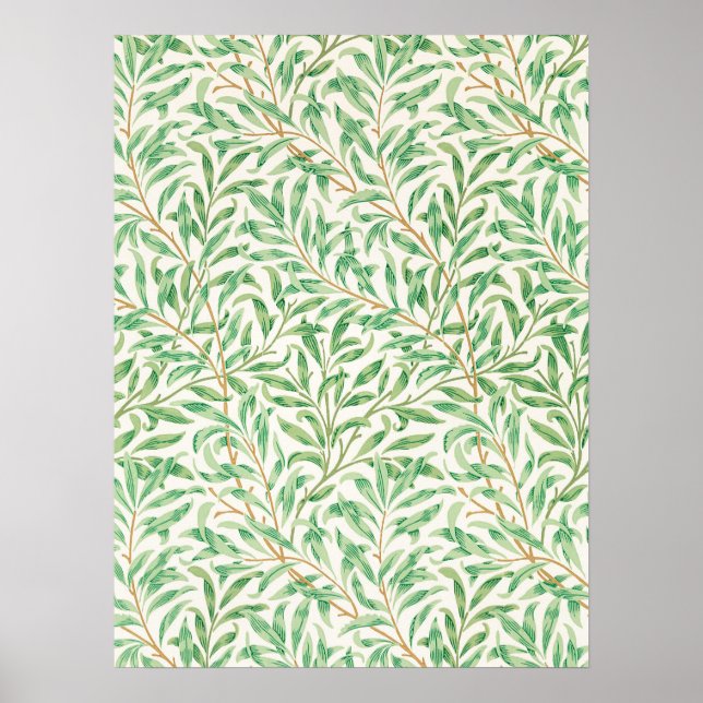 William Morris Willow Bough Pattern Textile Design Poster (Front)