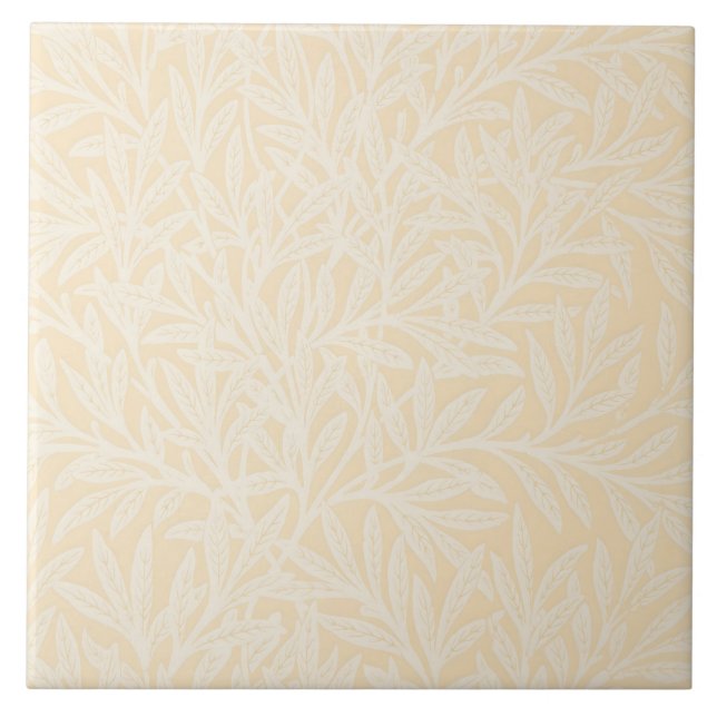 William Morris Willow Flower Classic Ceramic Tile (Front)
