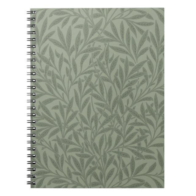 William Morris Willow Flower Classic Notebook (Front)