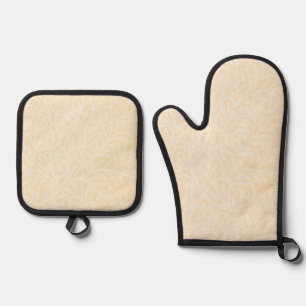 William Morris Willow Flower Classic Oven Mitt & Pot Holder Set