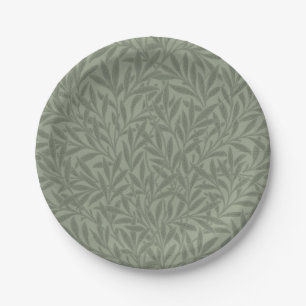 William Morris Willow Flower Classic Paper Plate