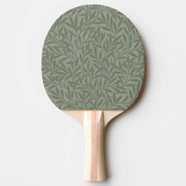 William Morris Willow Flower Classic Ping Pong Paddle (Front)