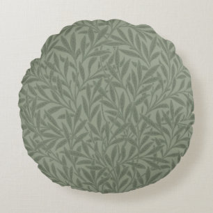 William Morris Willow Flower Classic Round Cushion