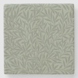 William Morris Willow Flower Classic Stone Coaster