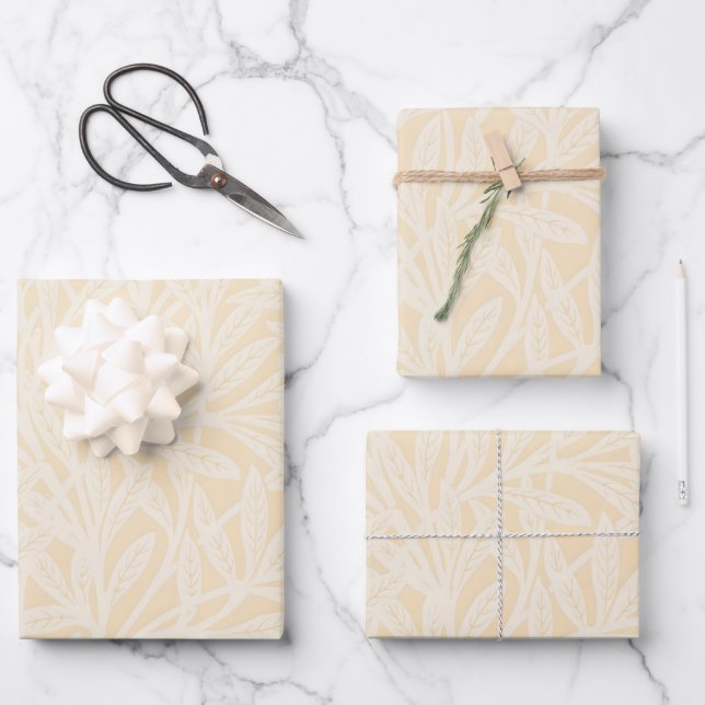 William Morris Willow Flower Classic Wrapping Paper Sheet (Front)
