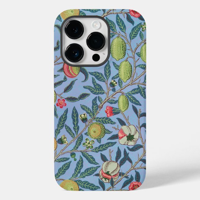 William Morris Willow fruit or Pomegranate botanic Case-Mate iPhone Case (Back)