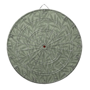 William Morris Willow Pattern Antique Sage Green Dartboard