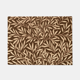 William Morris Willow Pattern, Brown and Beige Doormat