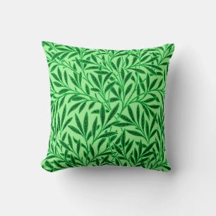 William Morris Willow Pattern, Light Jade Green Cushion