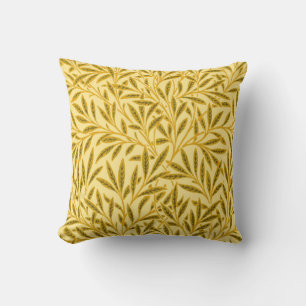 William Morris Willow Pattern, Mustard Yellow Cushion