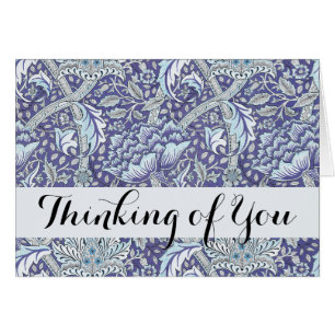 William Morris Windrush blue floral flowers