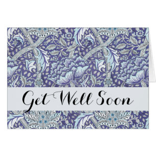 William Morris Windrush blue floral flowers