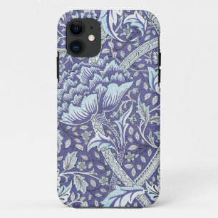 William Morris Windrush blue floral flowers iPhone 11 Case