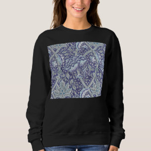 William Morris Windrush Blue Pattern Floral Sweatshirt