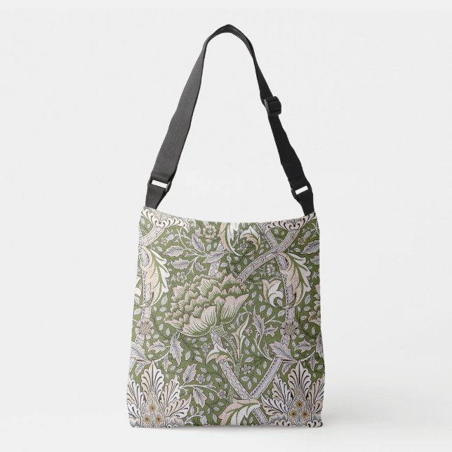 William Morris Windrush floral flowers classic Crossbody Bag (Front)