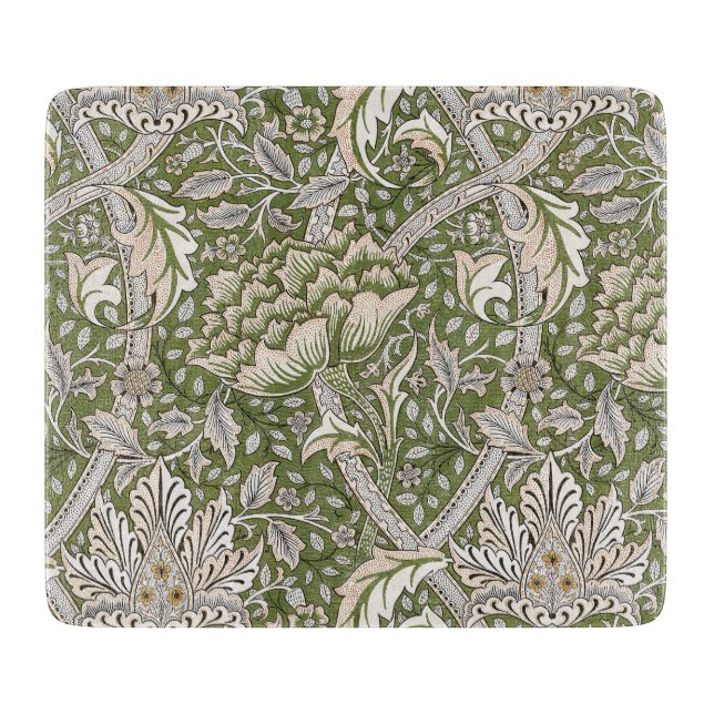 William Morris Windrush floral flowers classic Cutting Board (Front)