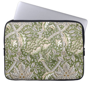 william morris windrush floral flowers classic laptop sleeve