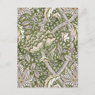 William Morris Windrush floral flowers classic Postcard