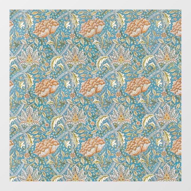 William Morris Windrush Floral Pattern Blue (Sheet)