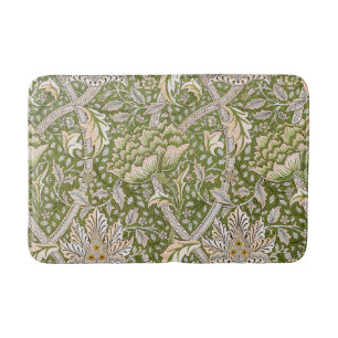 William Morris Windrush Floral Pattern Classic Bath Mat