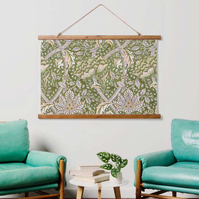 William Morris Windrush Floral Pattern Classic Hanging Tapestry (Living Room)