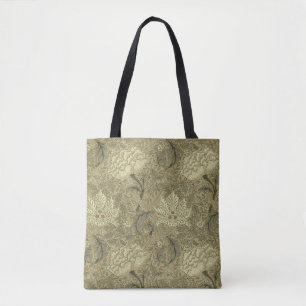 William Morris Windrush Floral Pattern: Vintage Tote Bag