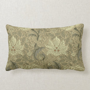 botanical print throw pillows
