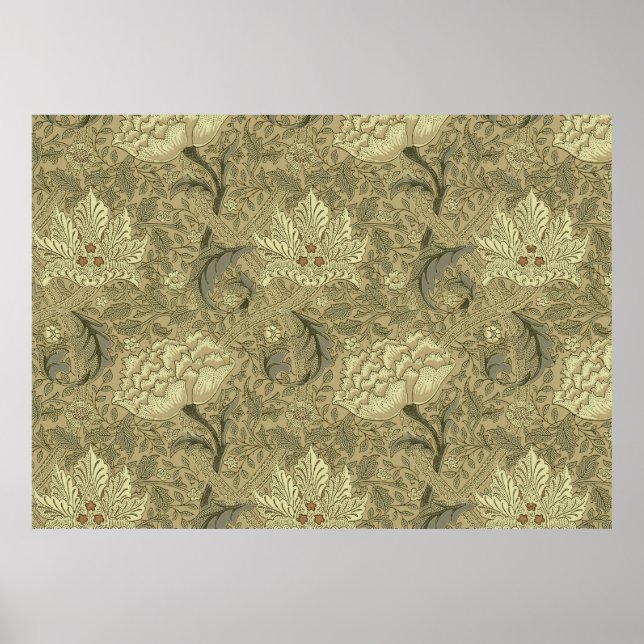 William Morris Windrush Wallpaper Pattern Poster (Front)