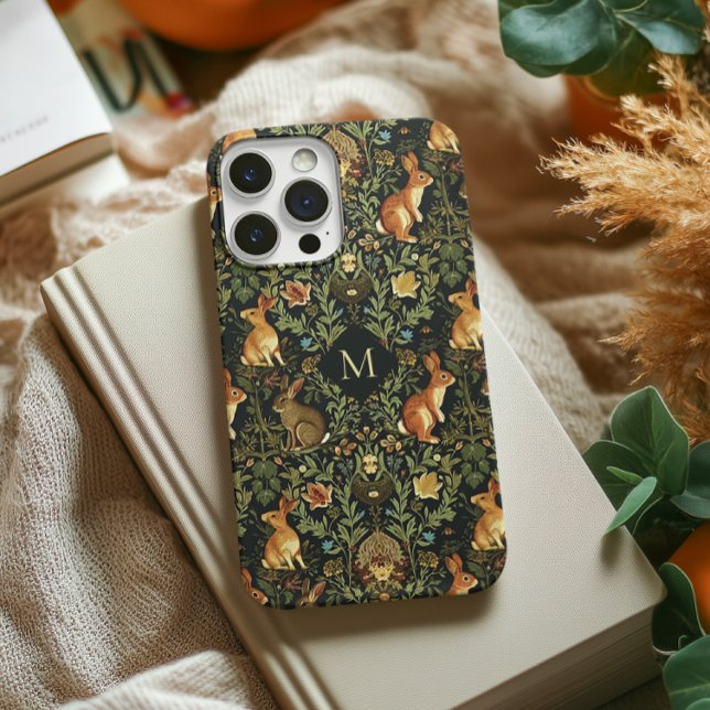 William Morris Woodland Floral Rabbits Christmas Case-Mate iPhone Case (Creator Uploaded)
