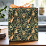 William Morris Woodland Floral Rabbits Christmas Wrapping Paper<br><div class="desc">William Morris Woodland Floral Rabbits Christmas</div>